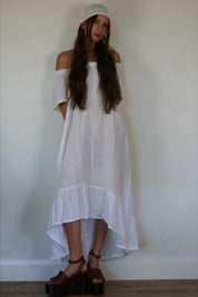 White Florence Dress