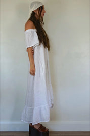 White Florence Dress