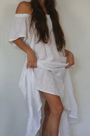 White Florence Dress