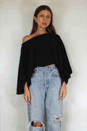 Black Asana Top