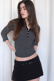Black Belted Aria Skort