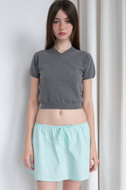 Aqua Mina Mini Skirt