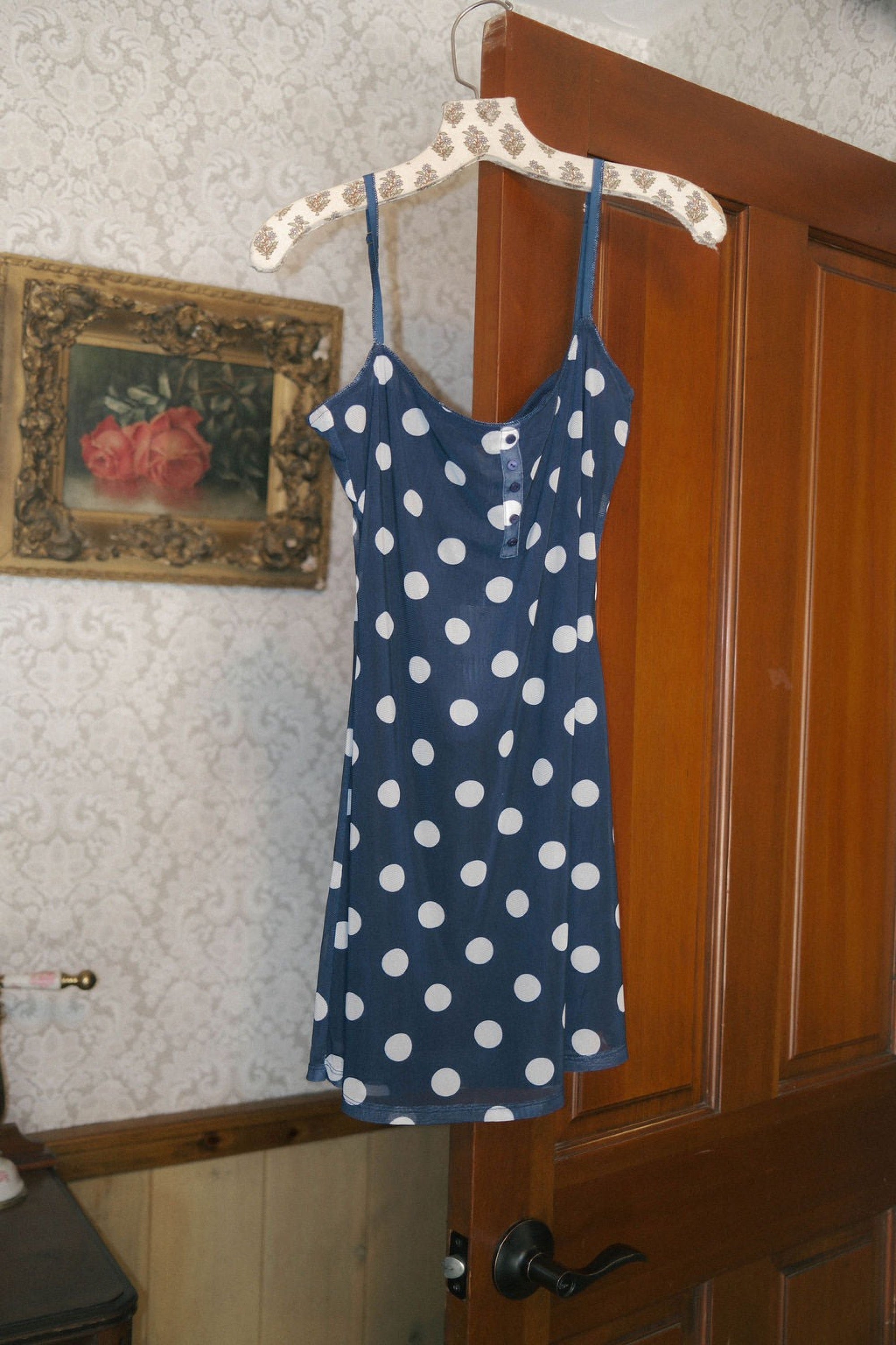 Sailor Polka Dot Mini Dress