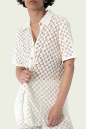 White Noise Harmony Button Down