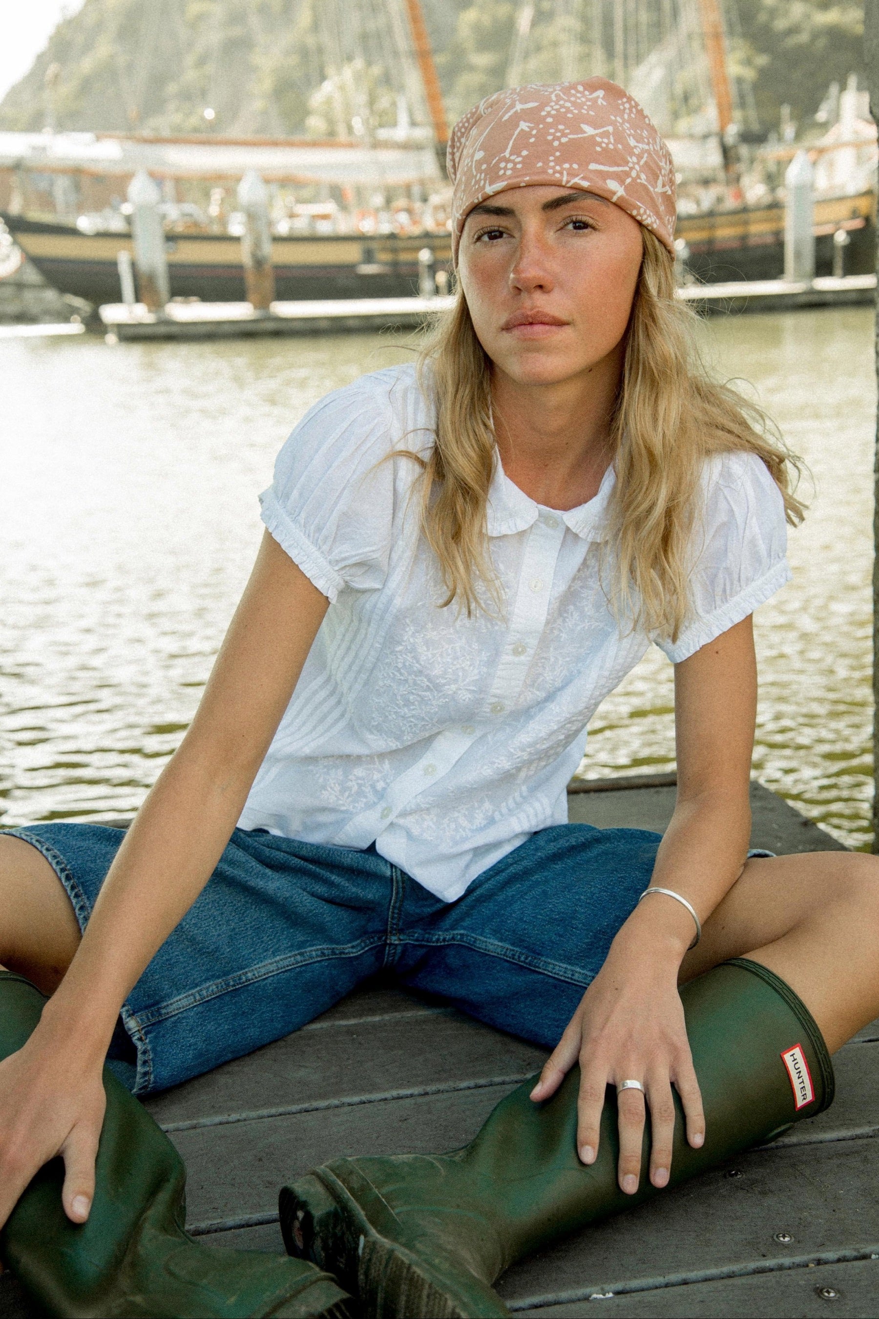 White Ingrid Blouse