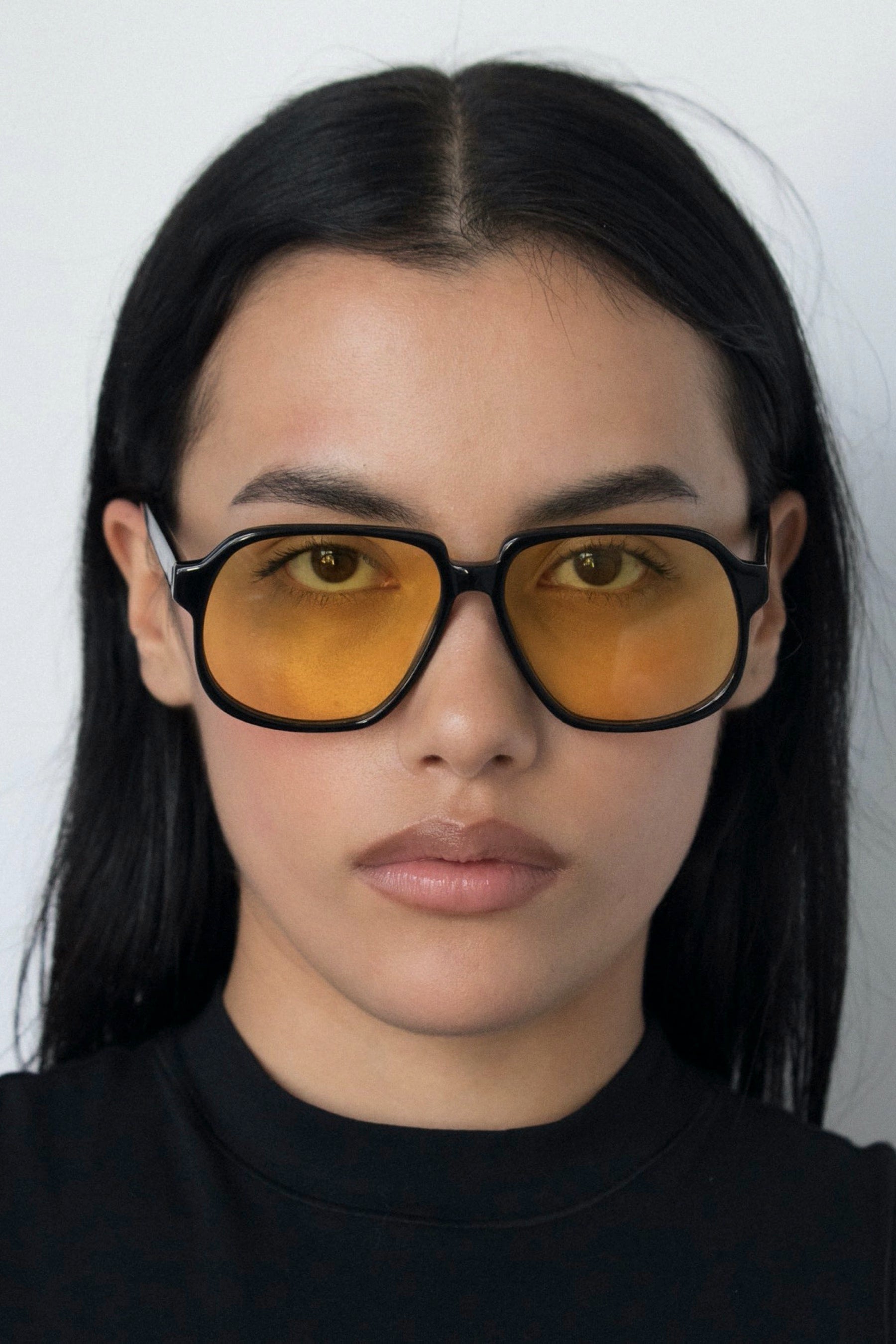 Black & Lemon Delphine Sunglasses