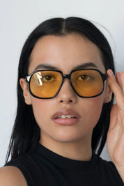 Black & Lemon Delphine Sunglasses