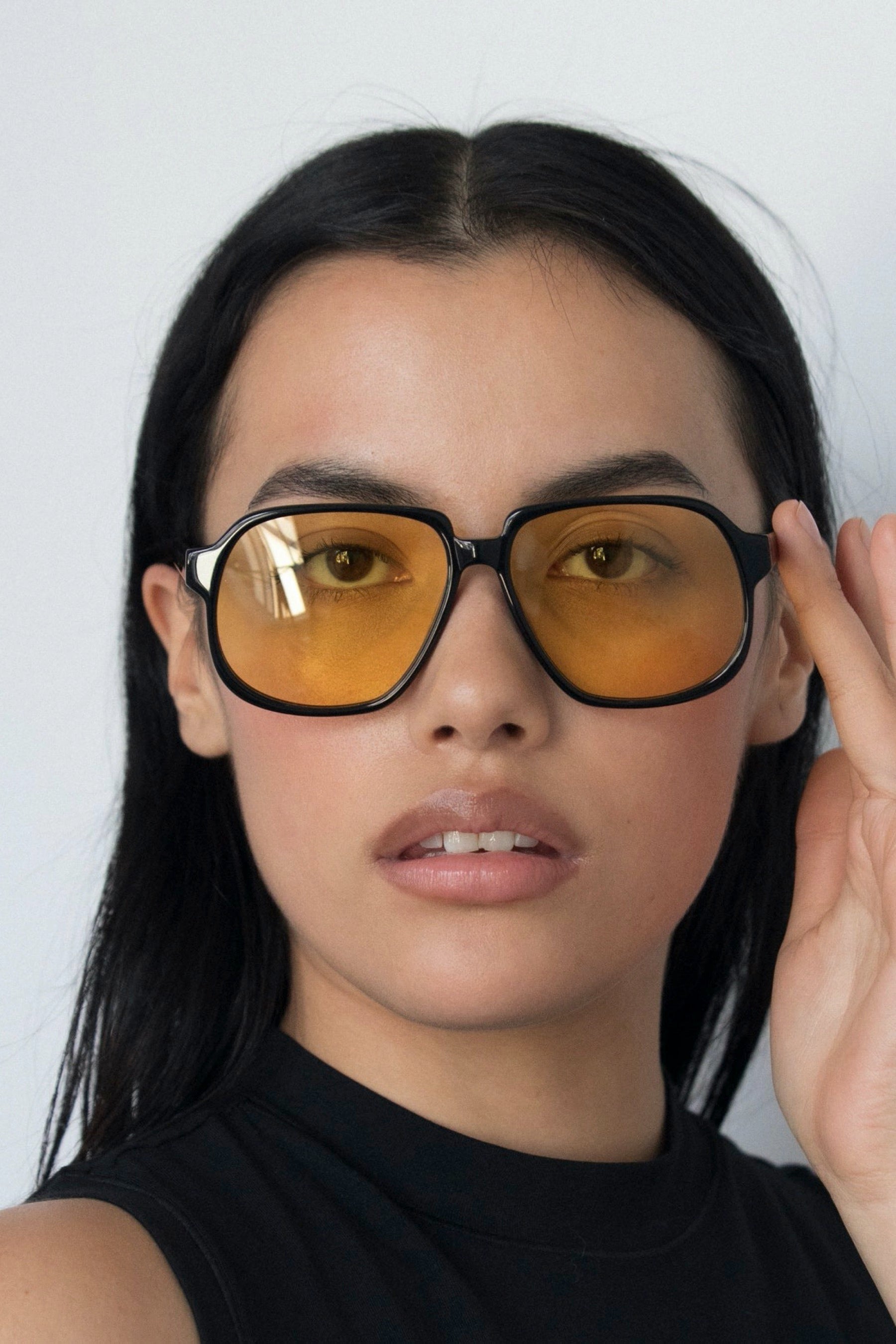 Black & Lemon Delphine Sunglasses