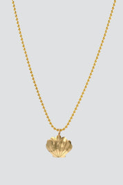 Gold Dome Shell Necklace