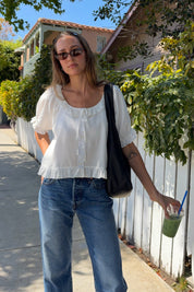 White Romeo Top