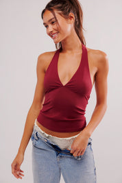 Pomegranate Still Here Halter