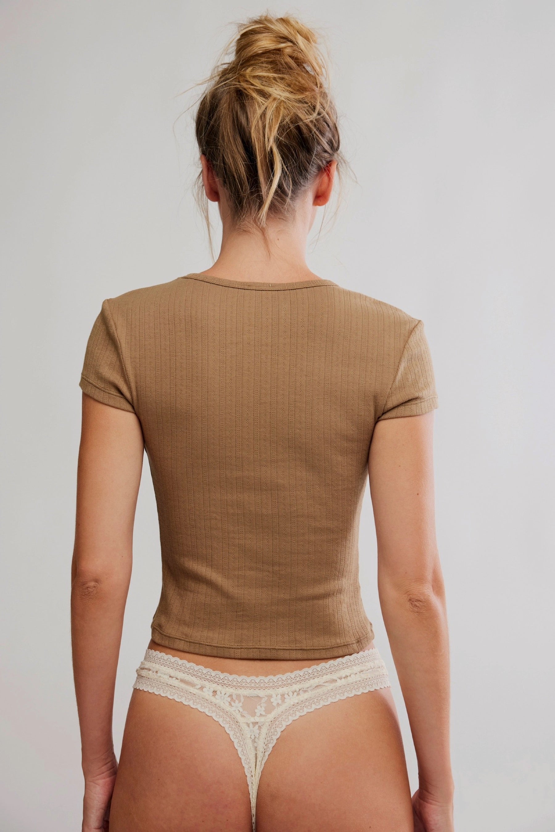 Antique Bronze Wait A Minute Tee