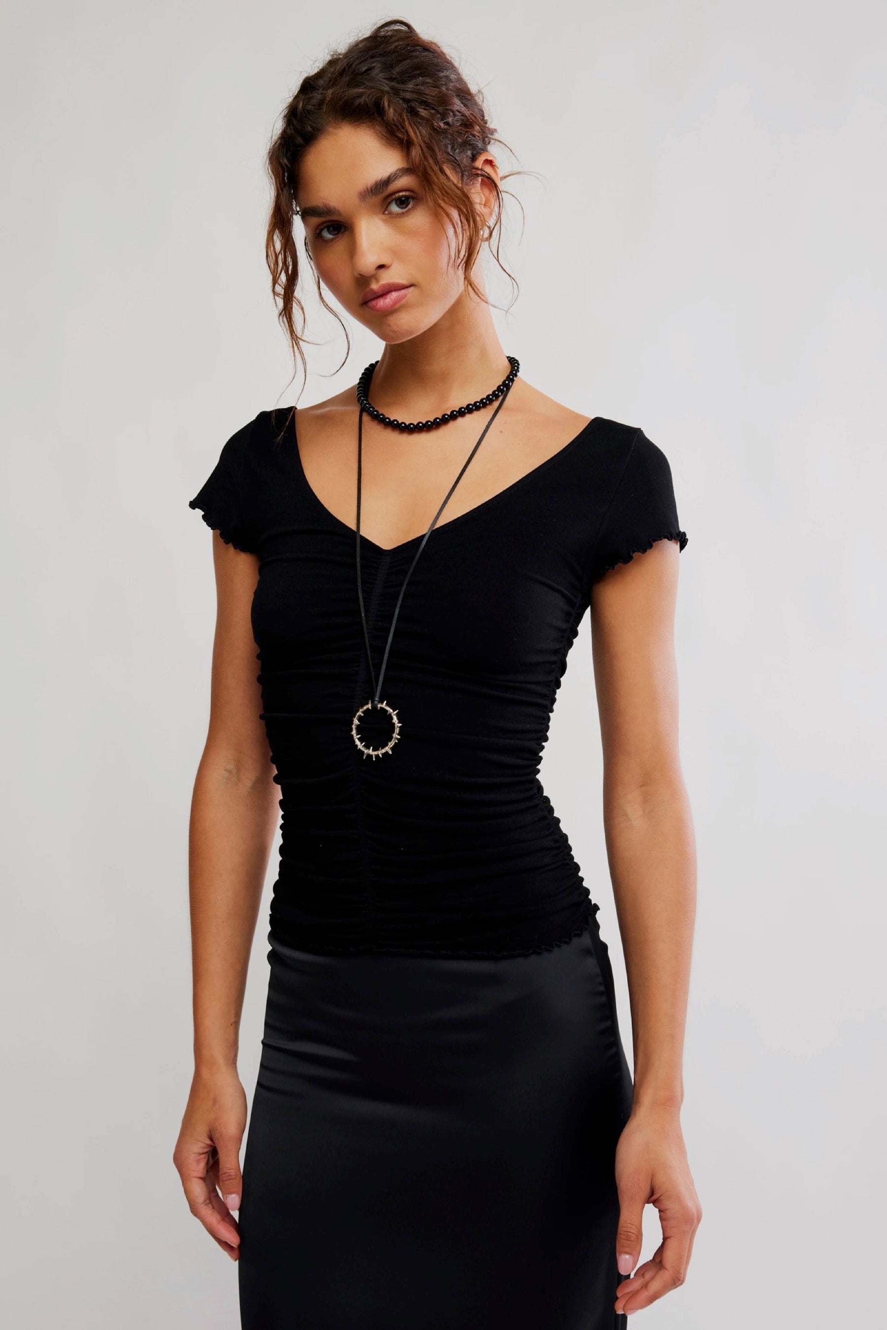 Black Little Extra Tee
