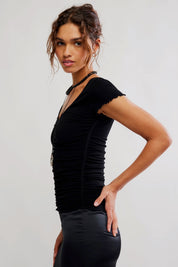 Black Little Extra Tee