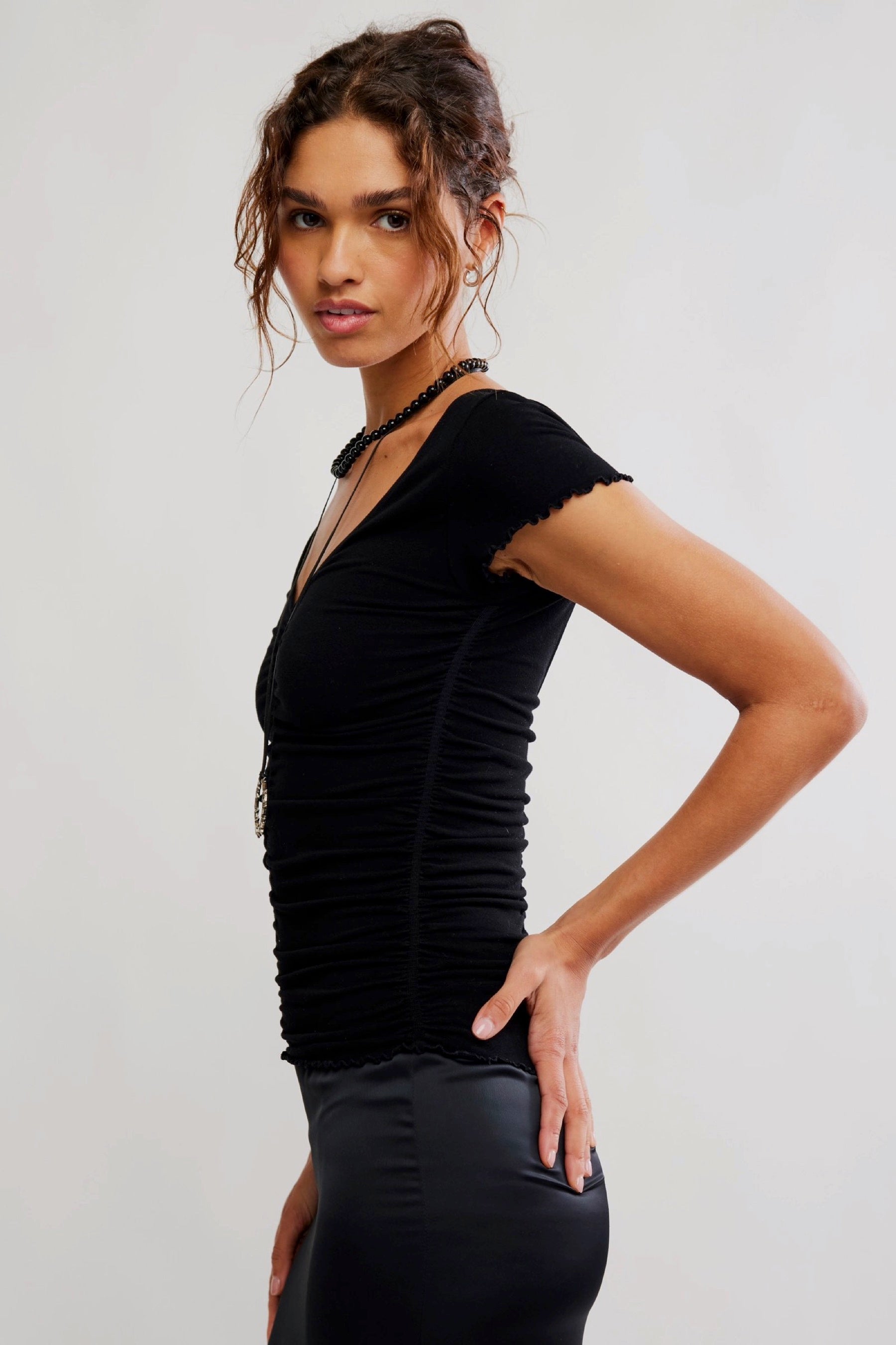Black Little Extra Tee