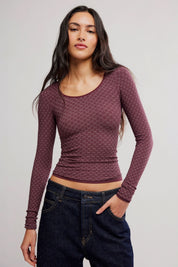 Vintage Grape Love Letter L/S