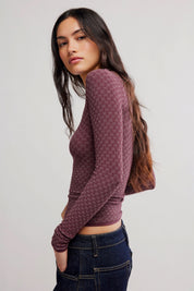 Vintage Grape Love Letter L/S