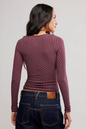 Vintage Grape Love Letter L/S