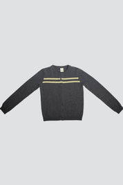 Charcoal Butter Stripe Cardigan