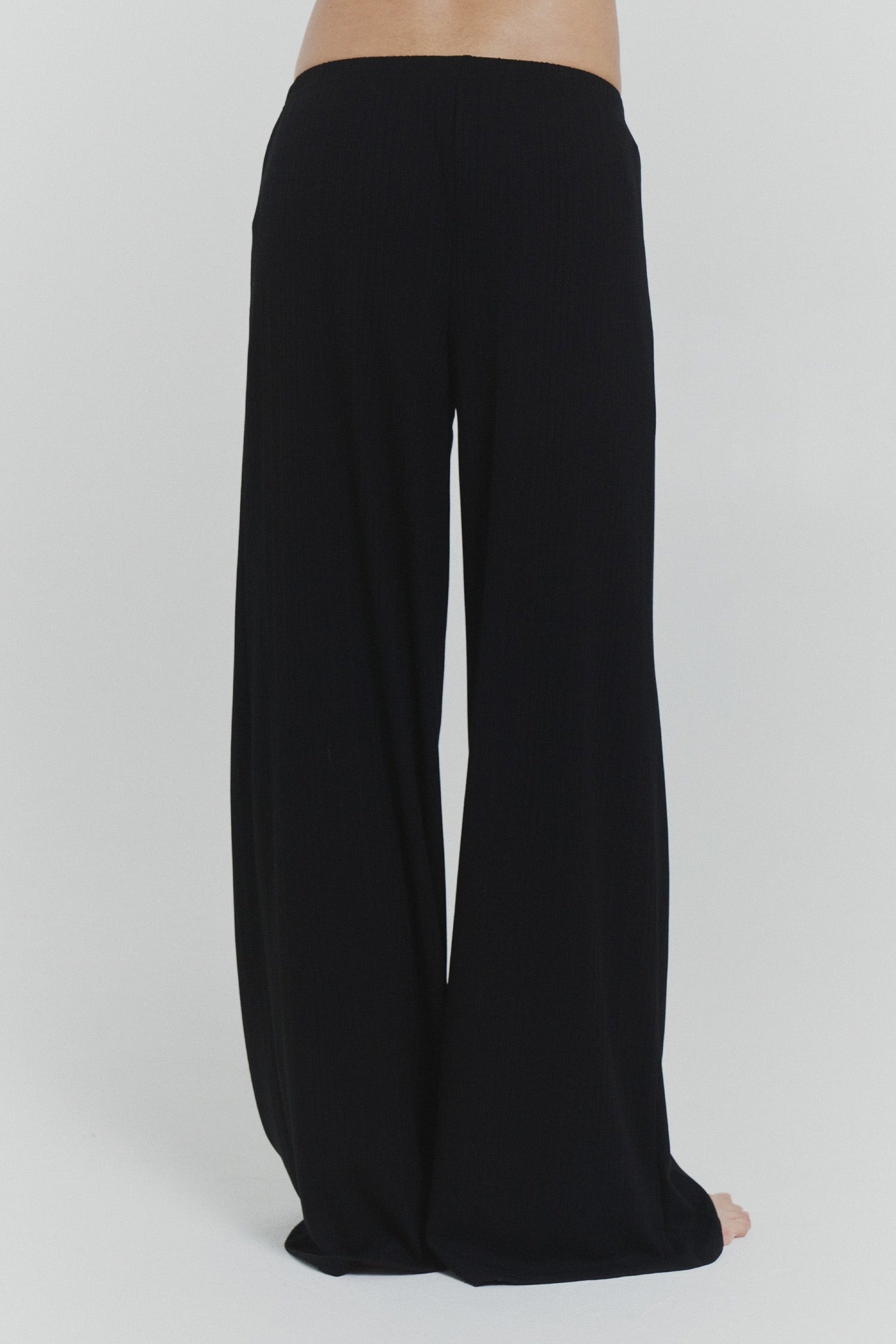 Black Button Lounge Pant
