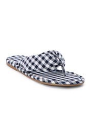 Navy Gingham Gidget Sandal