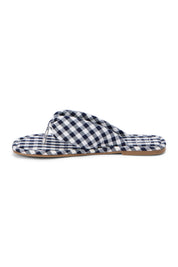 Navy Gingham Gidget Sandal