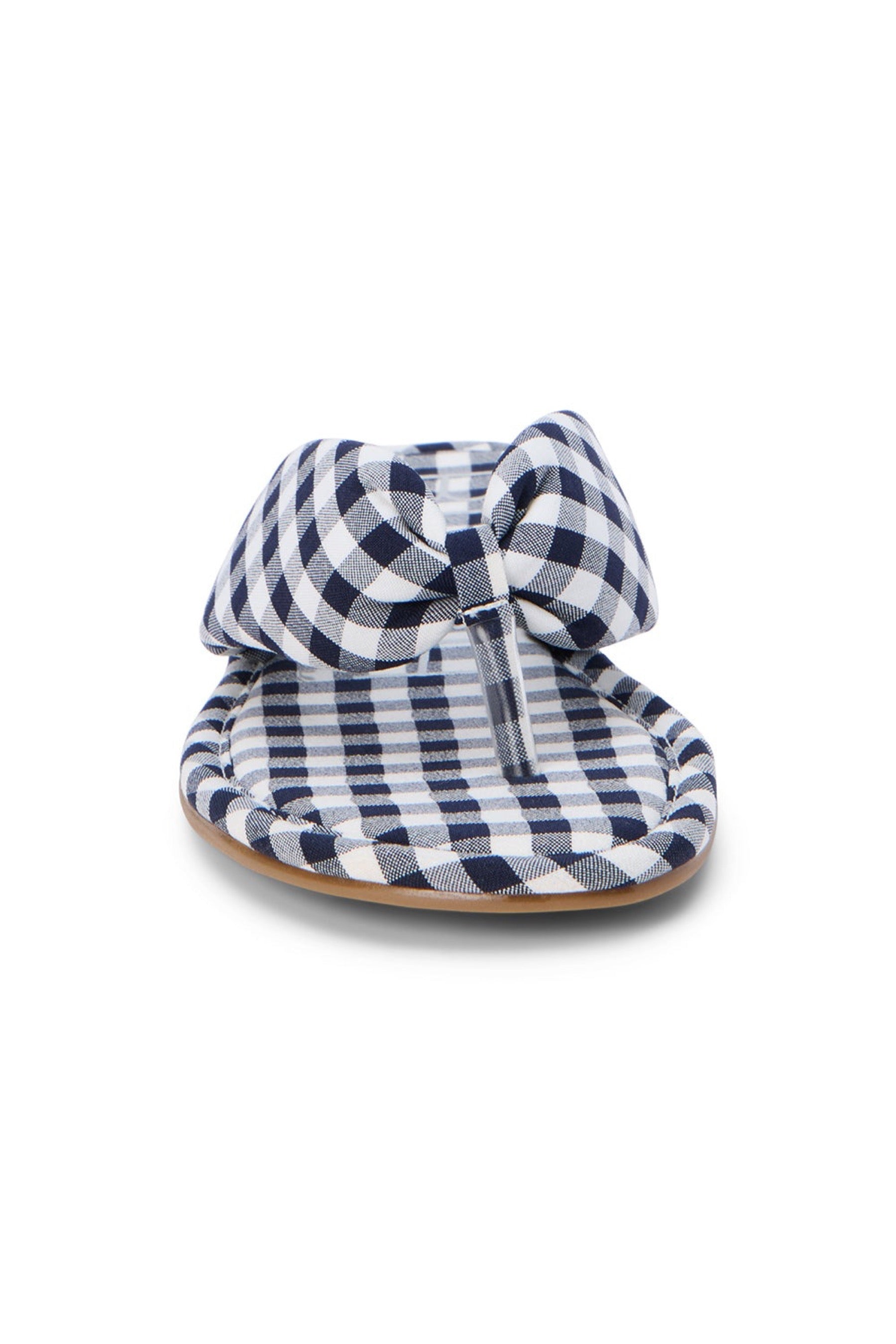 Navy Gingham Gidget Sandal