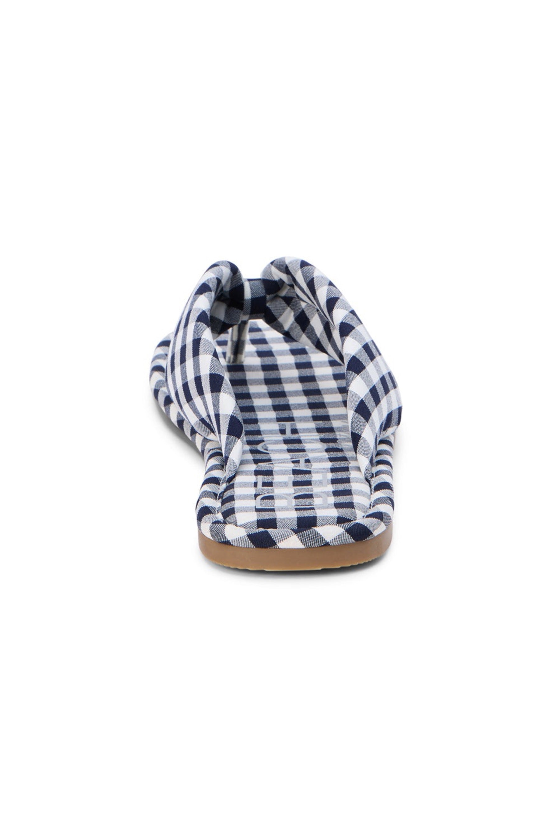 Navy Gingham Gidget Sandal