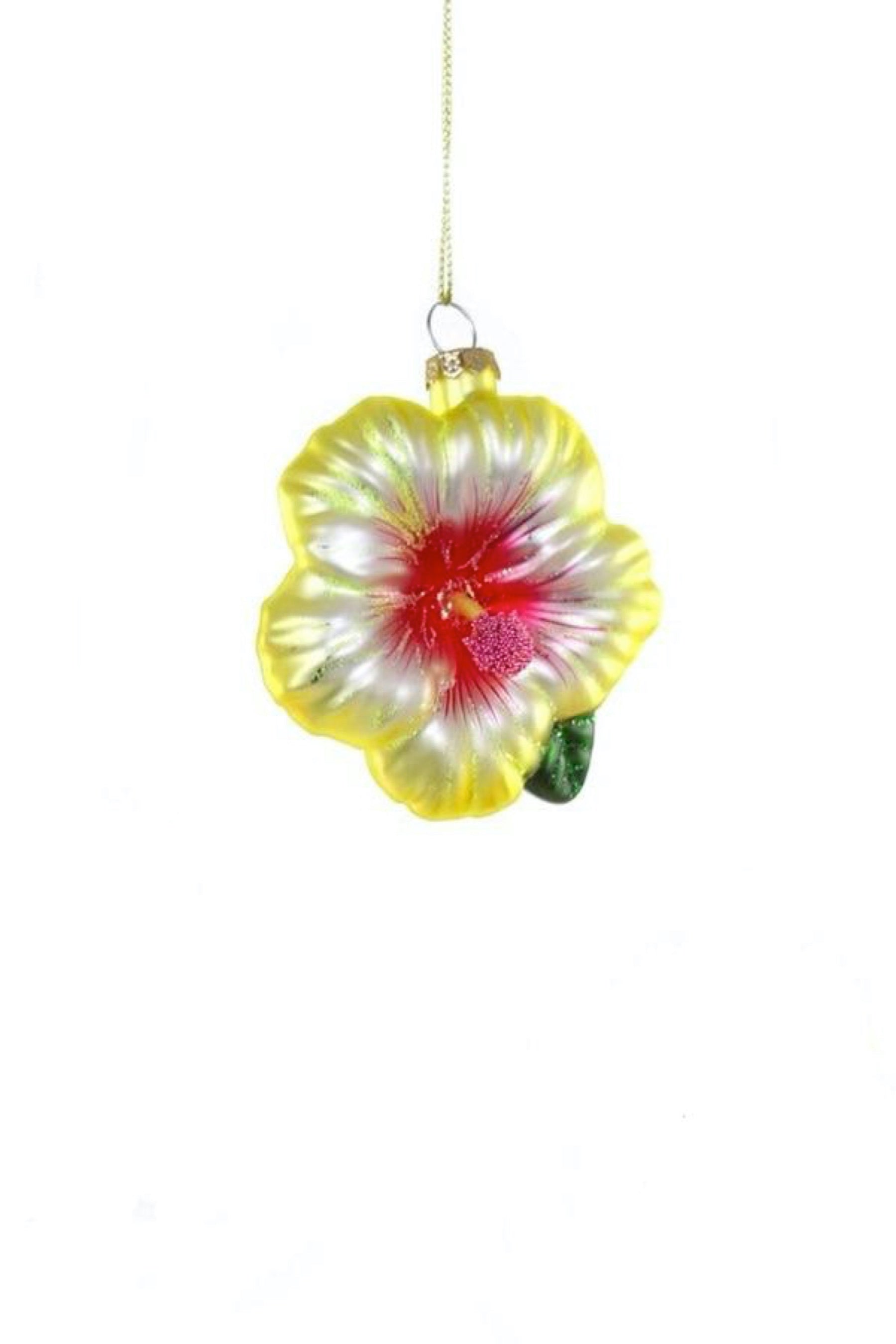 Yellow Hibiscus Ornament