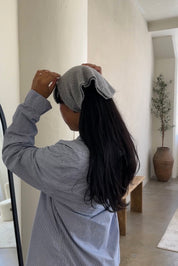 Heather Grey Cashmere Bandana