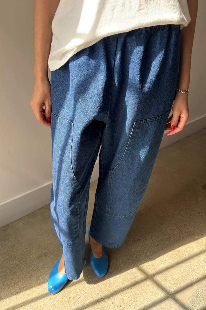 Blue Denim Gardeners Pants