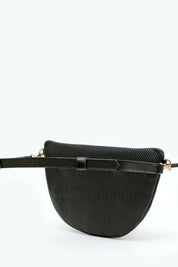 Black Perforated Grande Fanny