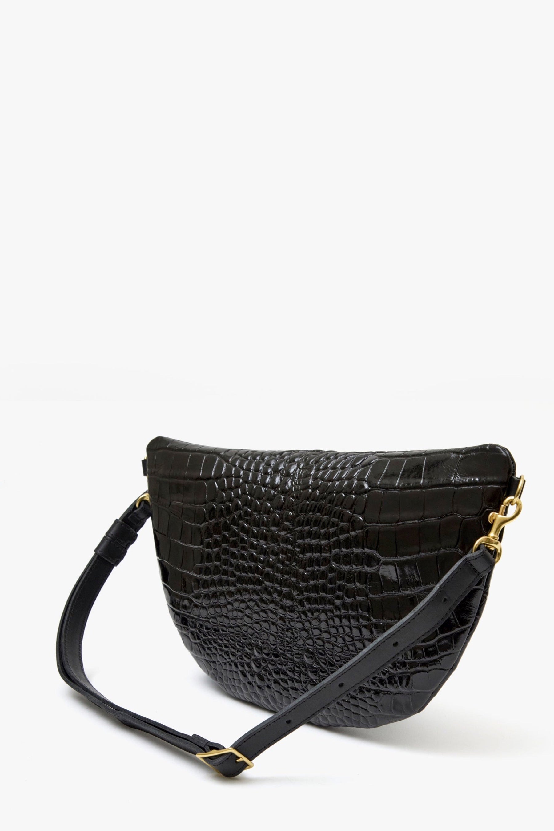 Black Croco Grande Fanny