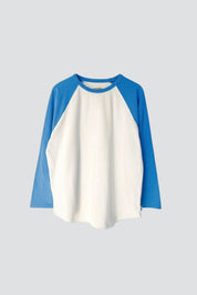 Blue Heavy Cotton Raglan