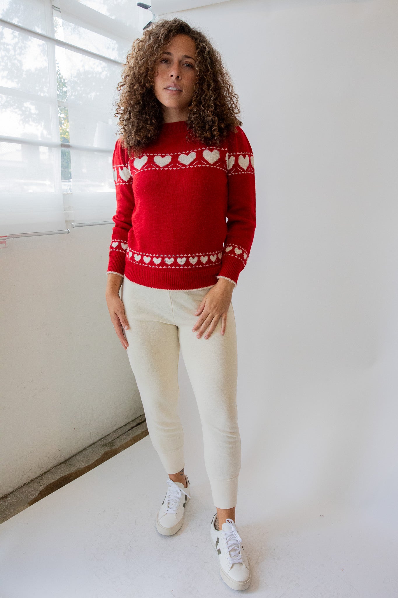 Red Heart Sweater