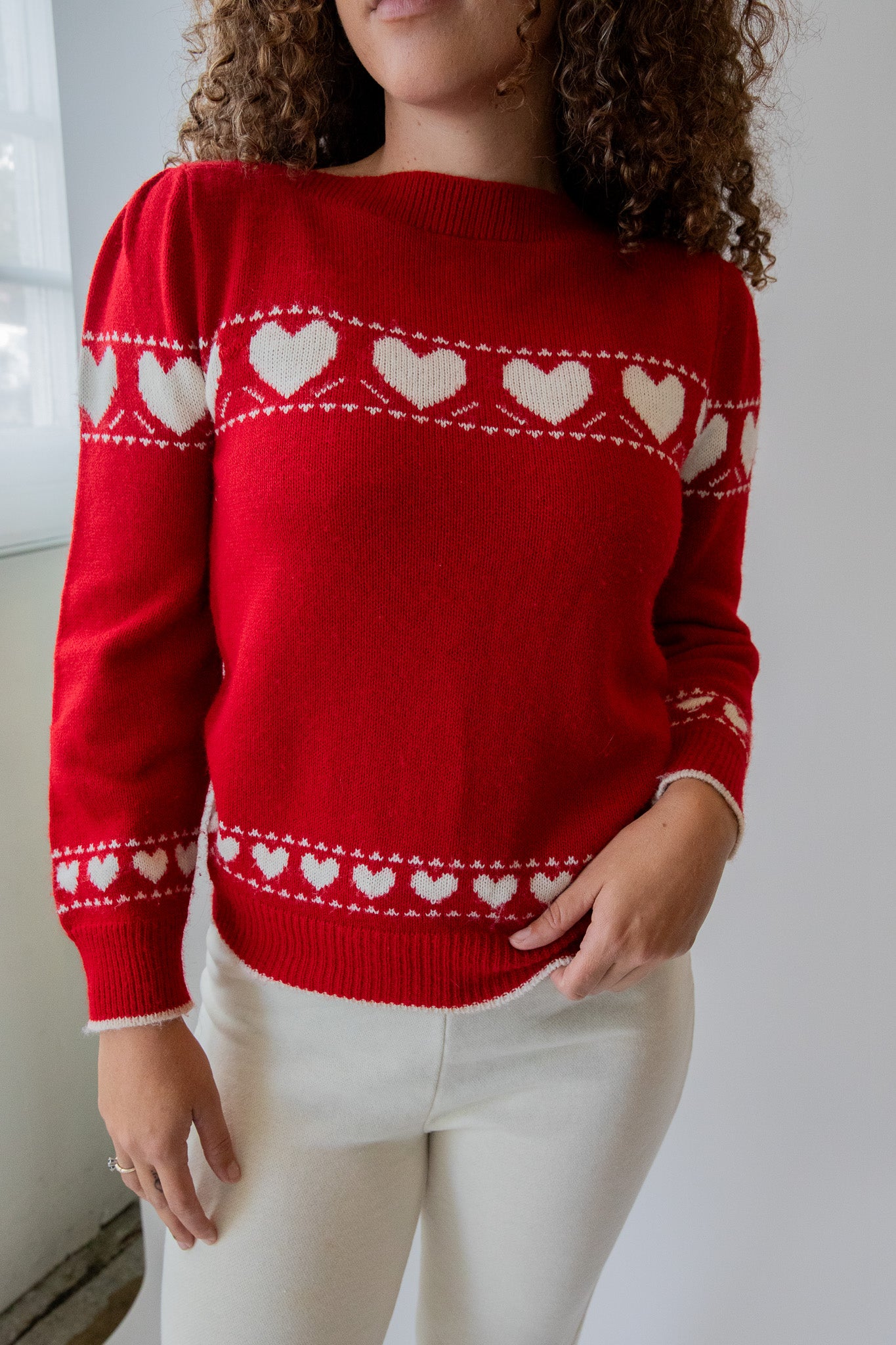 Red Heart Sweater