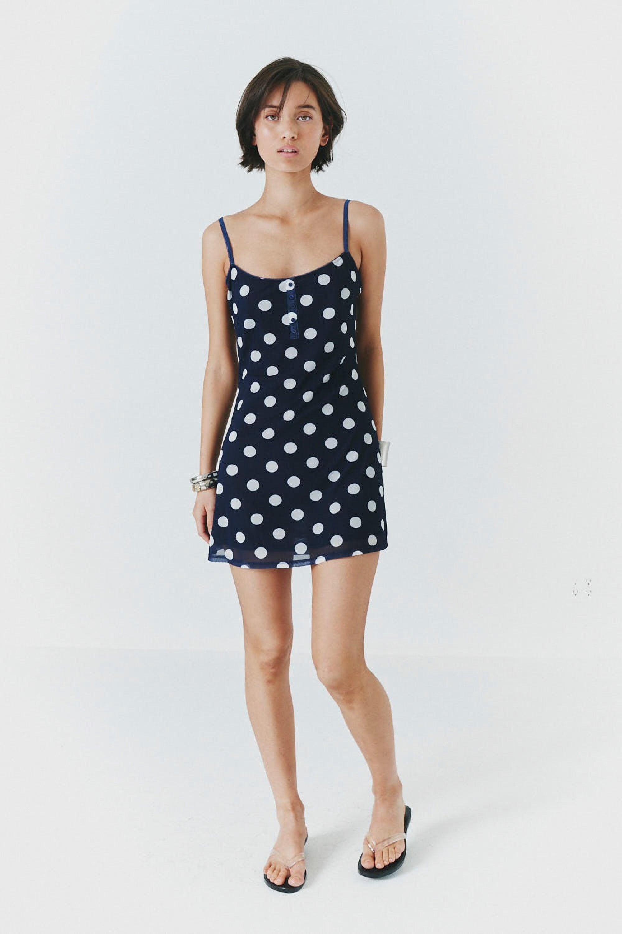 Sailor Polka Dot Mini Dress