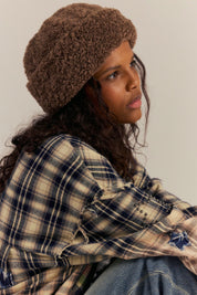 Chocolate Oh So Cozy Fisherman Hat