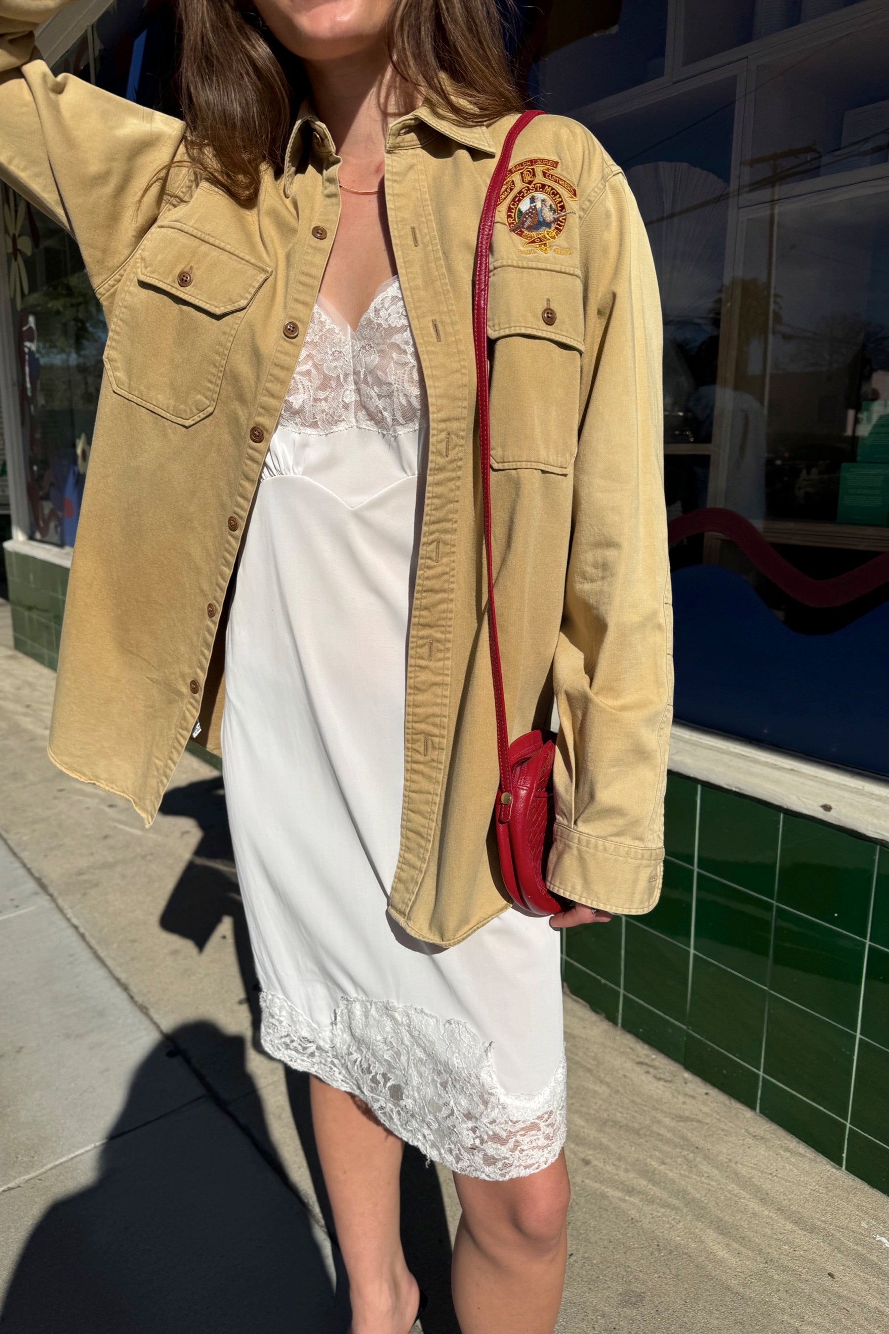 Tan Polo RL Shirt