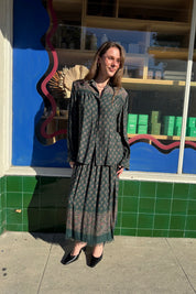 Green Pierre Cardin Skirt