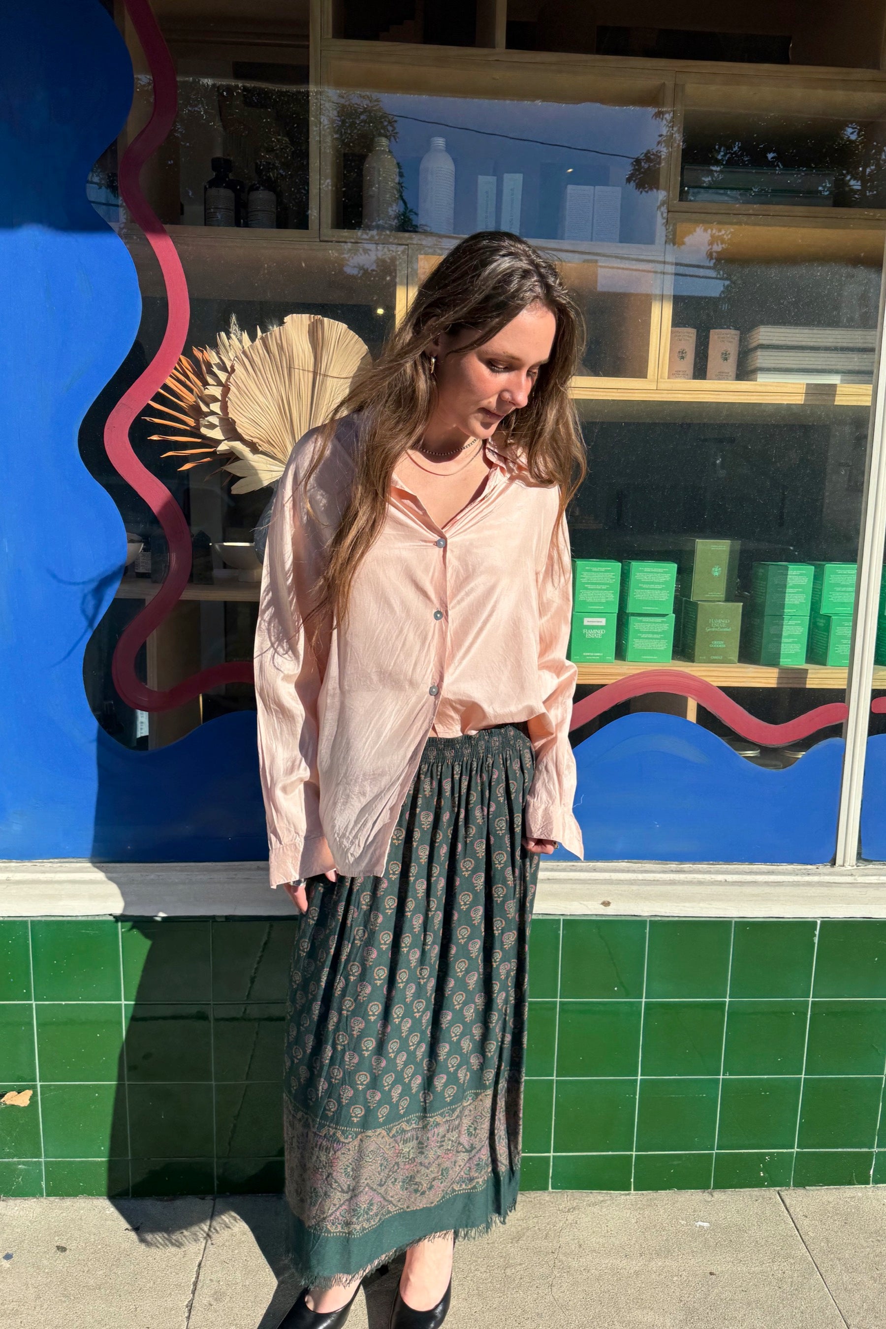 Green Pierre Cardin Skirt