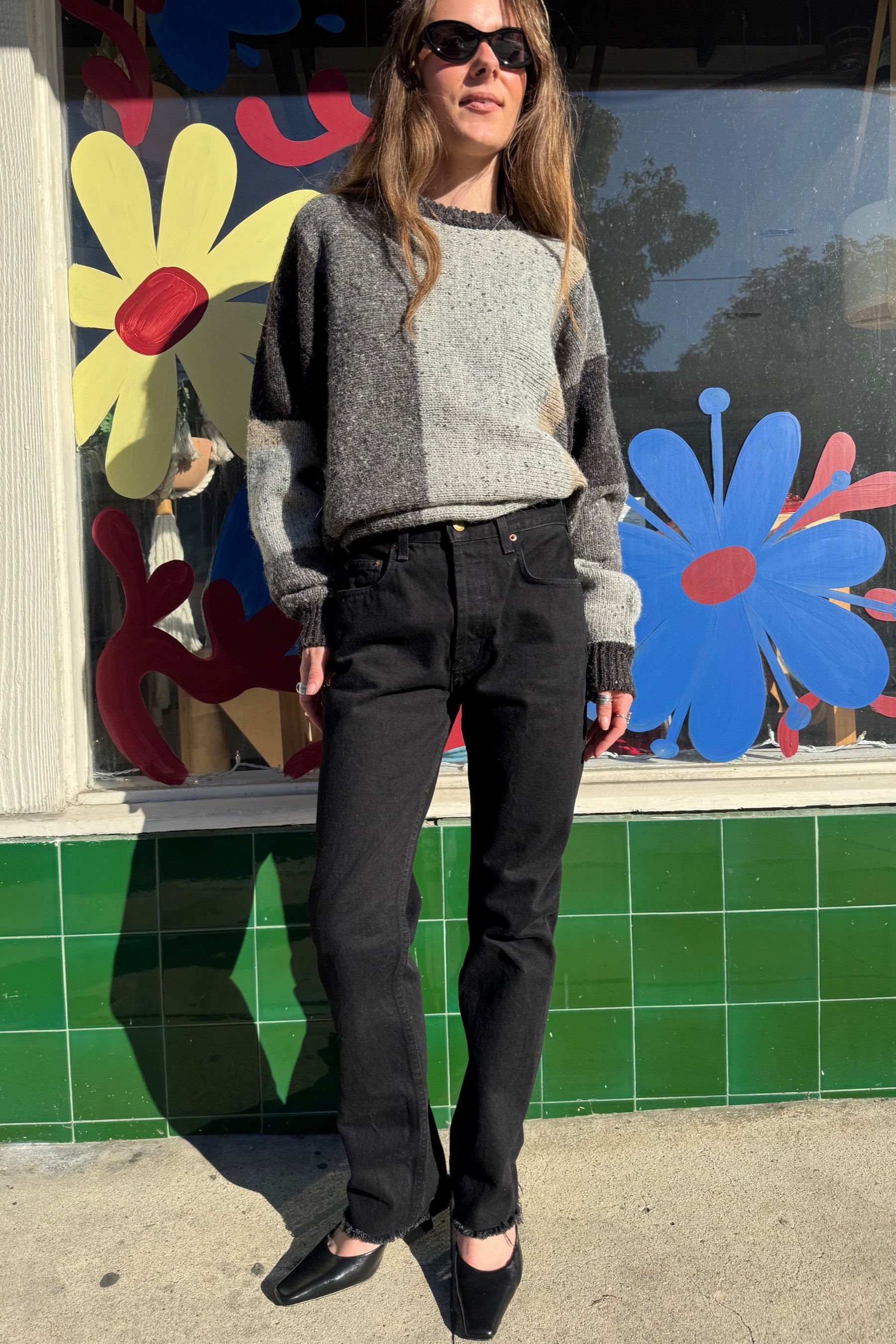 Black B Sides Jeans