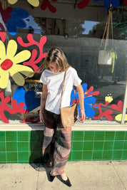 Sheer Silk Printed Pant