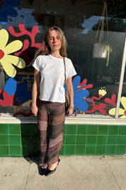 Sheer Silk Printed Pant