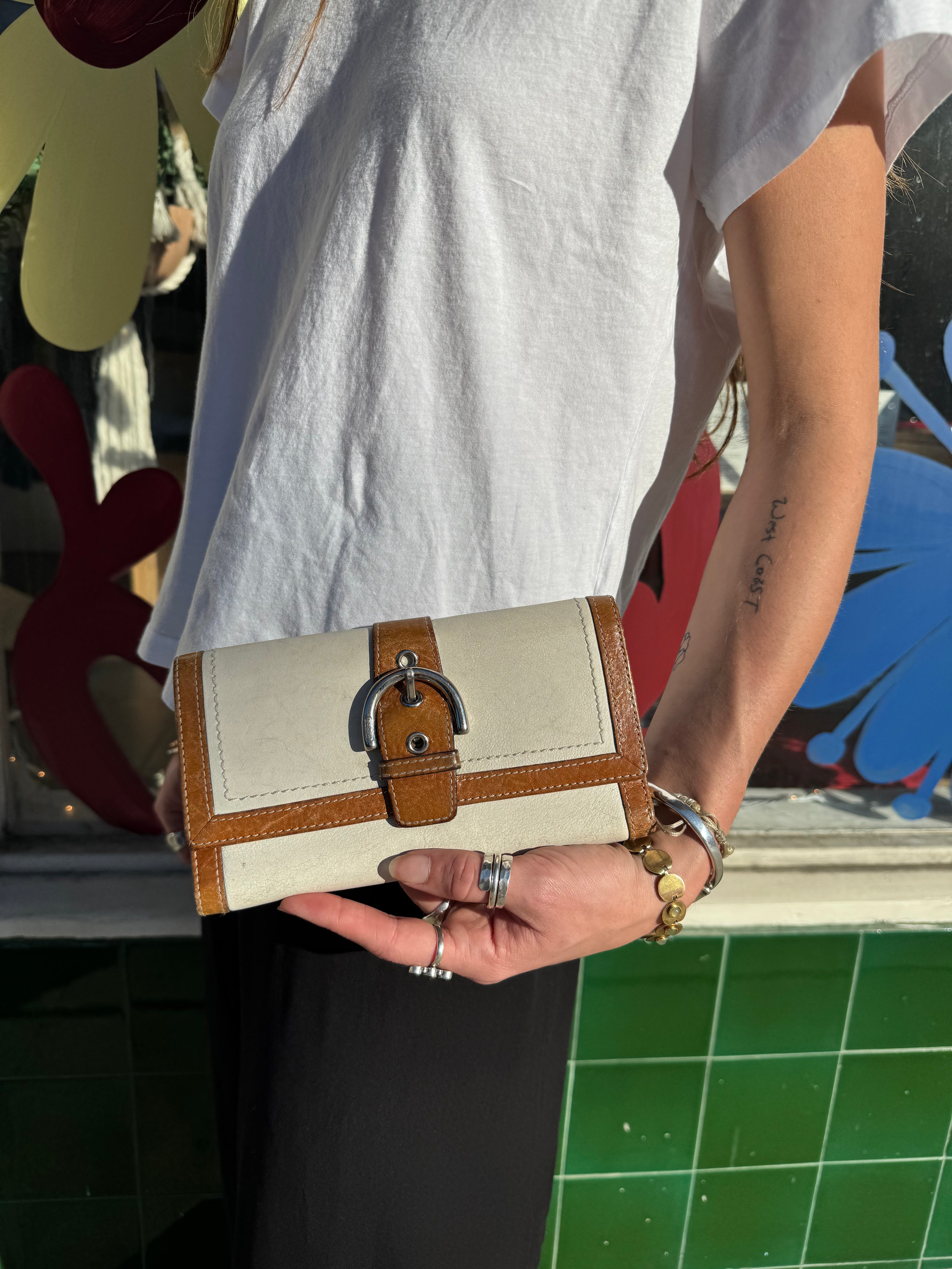 Two Tone Coach Wallet