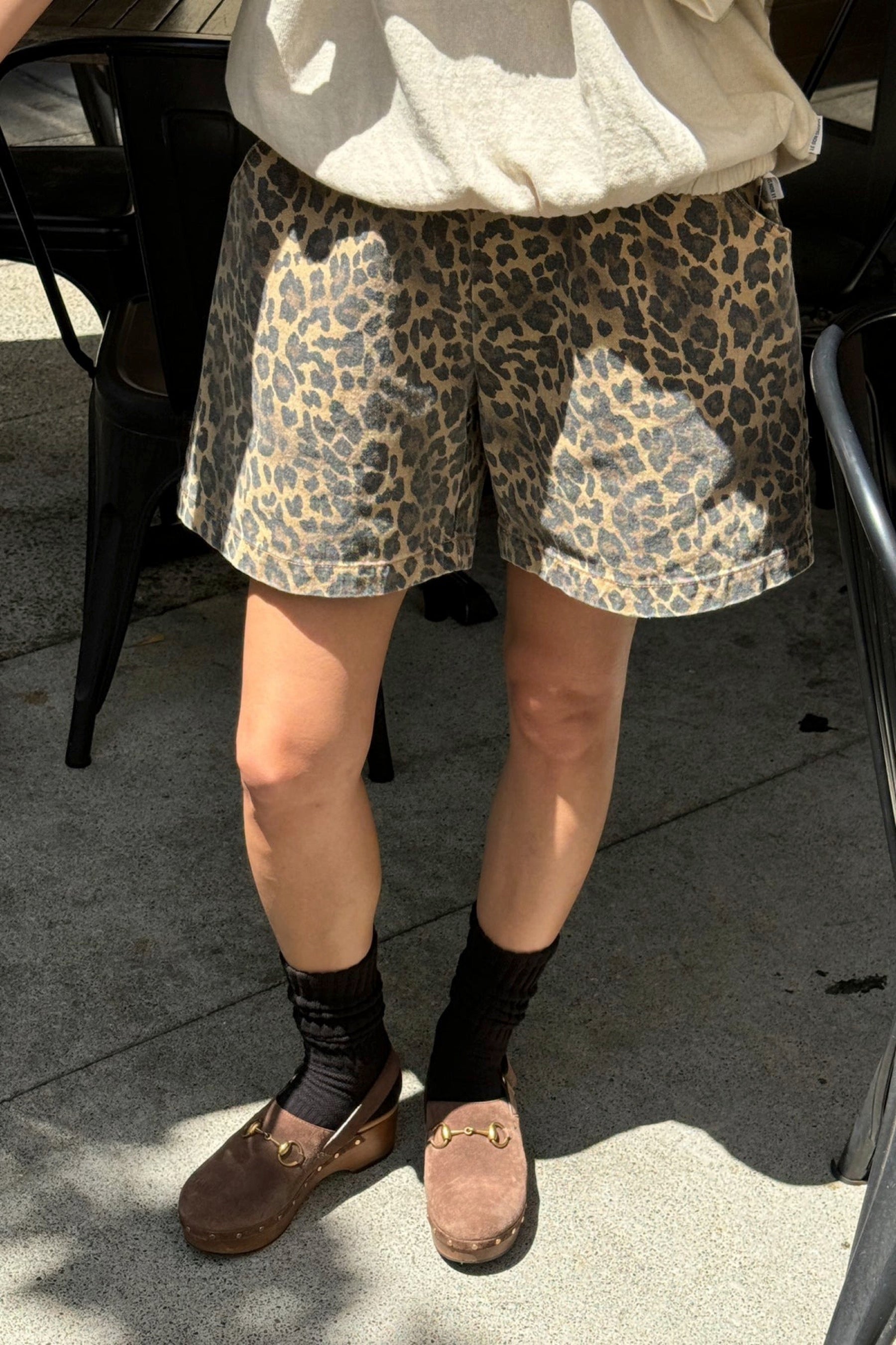 Leopard City Shorts