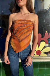 Rust Stripes Scarf