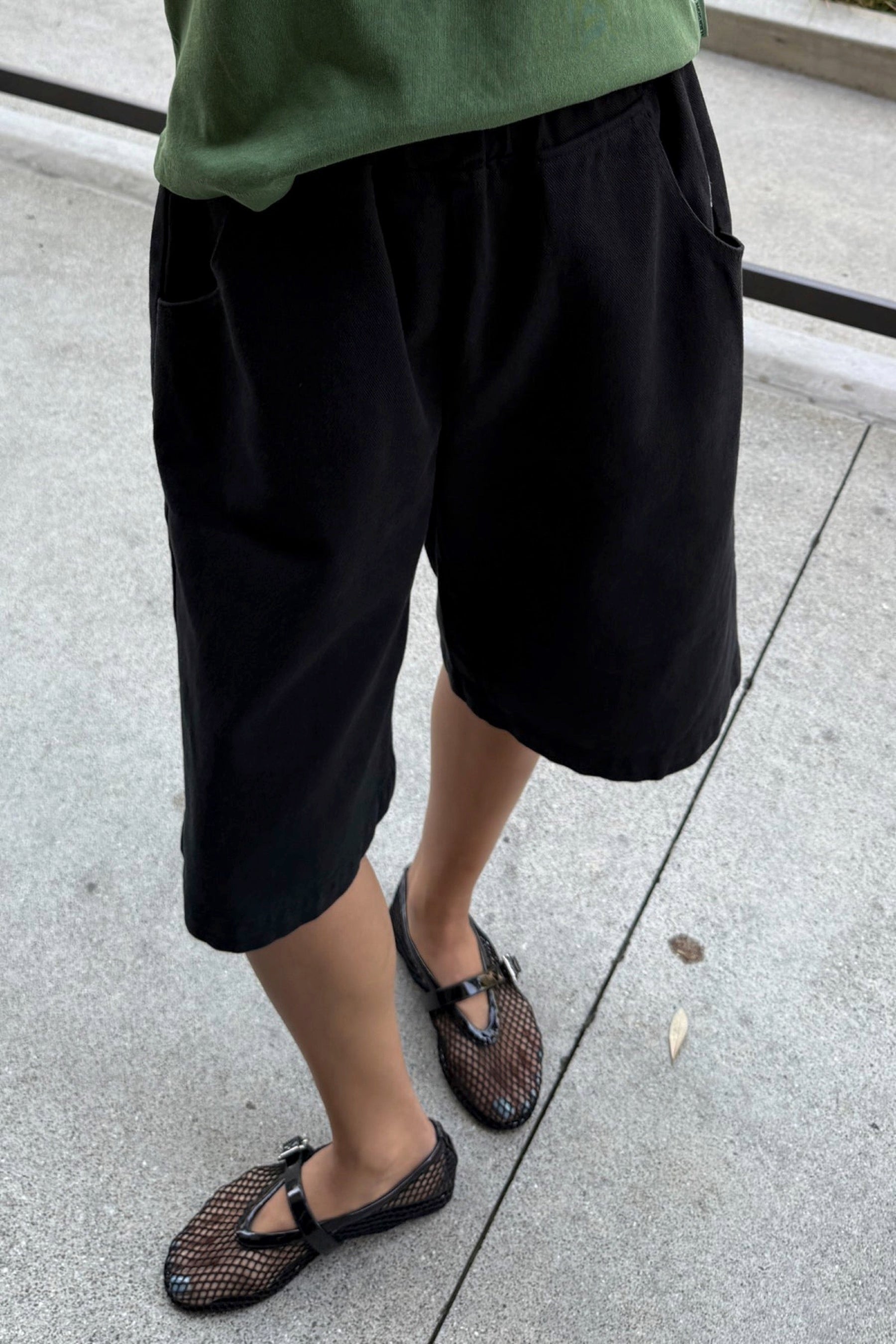 Black Canvas Liam Bermuda Shorts