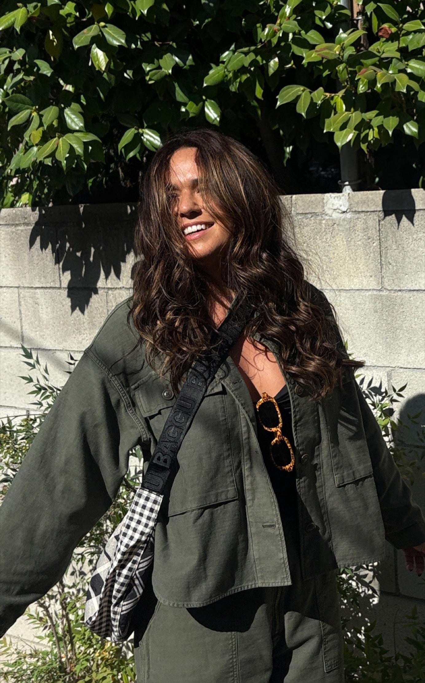 Black My Way Triangle Cami