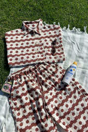 Geometric Stripes Trouser